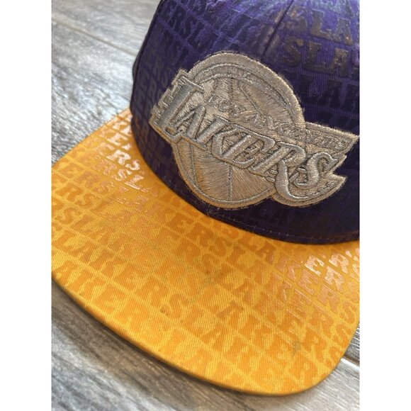 Los Angeles Lakers NBA Basketball Cap Youth Size Baseball Hat Snapback Adidas - Picture 4 of 12